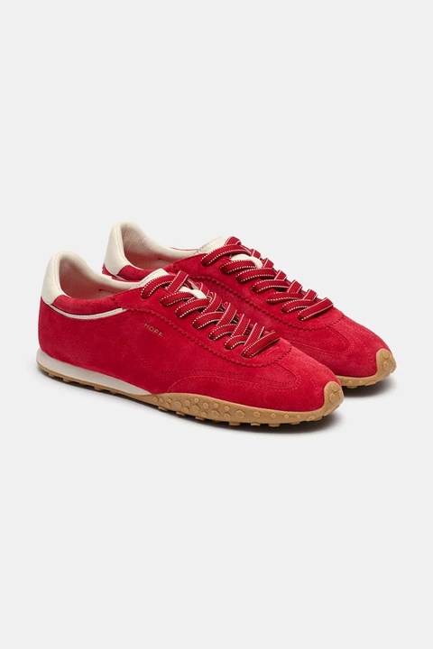 Hoff sneakersy zamszowe BRIDGE kolor czerwony 22561027 - zdjęcie produktu nr 2