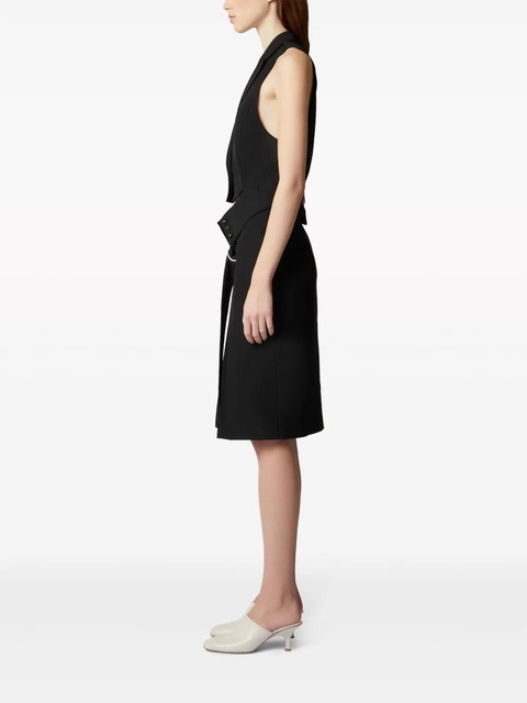 Tod's belted virgin wool waistcoat - Black - zdjęcie produktu nr 2