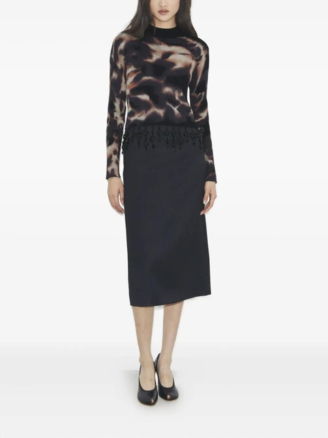 Tory Burch embellished cotton top - Black - zdjęcie produktu nr 2