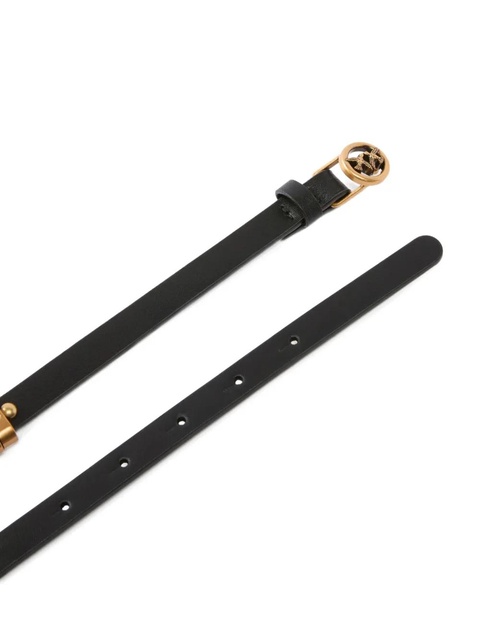 PINKO eyelet logo belt - Black - zdjęcie produktu nr 2