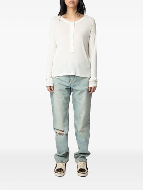 Zadig&Voltaire Blair long sleeves - White - zdjęcie produktu nr 2