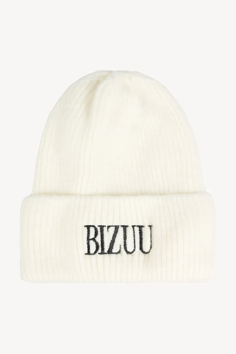 Bizuu czapka z dodatkiem wełny ROYU kolor beżowy ROYU KREMOWY - zdjęcie produktu nr 2