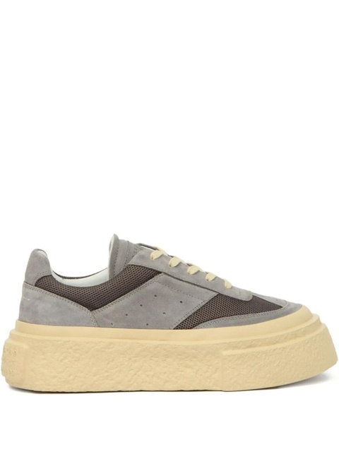 MM6 Maison Margiela Gambetta leather sneakers - Grey - zdjęcie produktu nr 1
