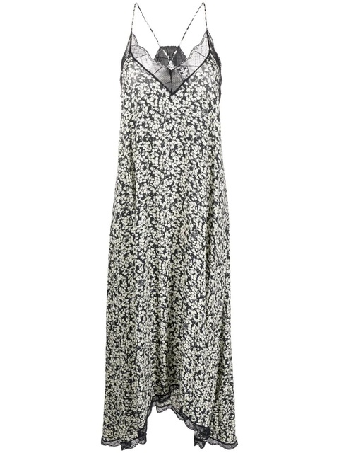 Zadig&Voltaire Risty floral-print midi dress - Neutrals - zdjęcie produktu nr 1