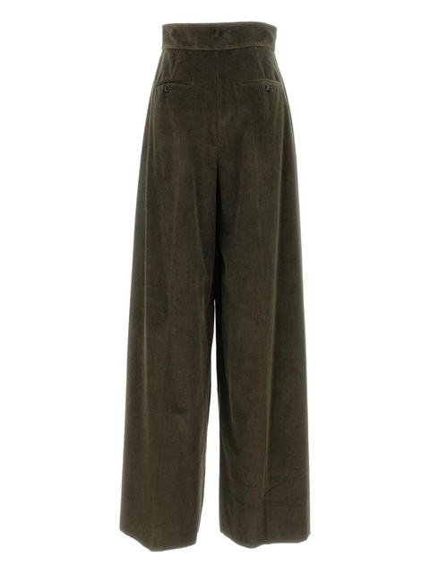 Max Mara pleated corduroy trousers - Green - zdjęcie produktu nr 2