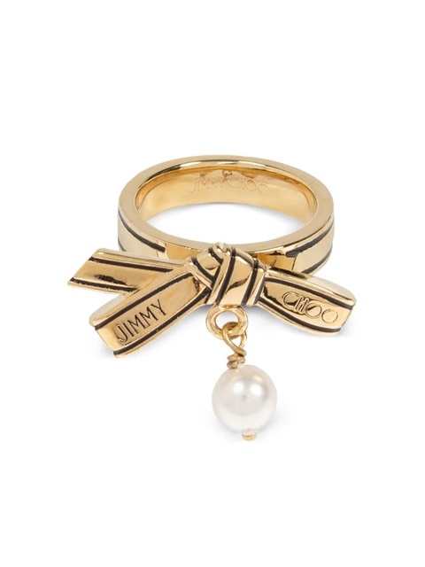 Jimmy Choo Ribbon ring - Gold - zdjęcie produktu nr 1