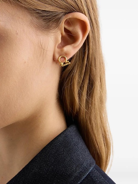 Jil Sander zodiac-sign engraved earring - Gold - zdjęcie produktu nr 1