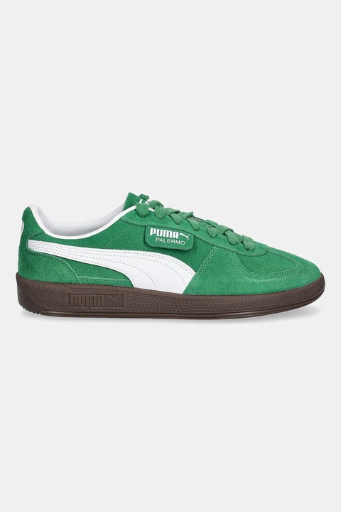 Puma sneakersy zamszowe Palermo Cobalt Glaze kolor zielony 396463 - zdjęcie produktu nr 2