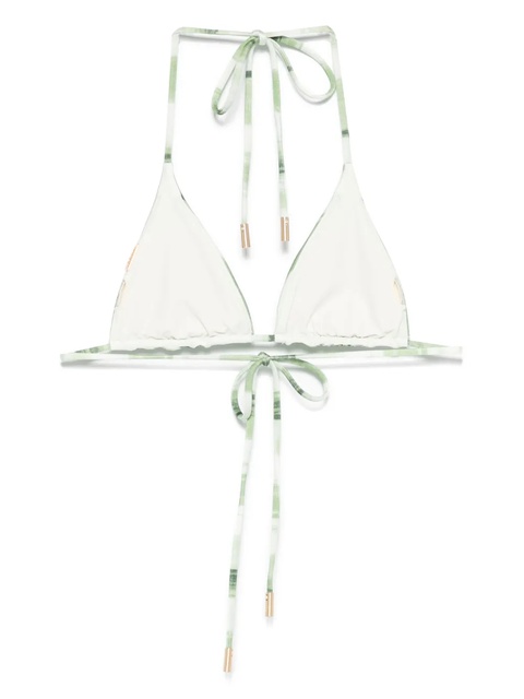 Cult Gaia triangle-cup bikini top - Green - zdjęcie produktu nr 2
