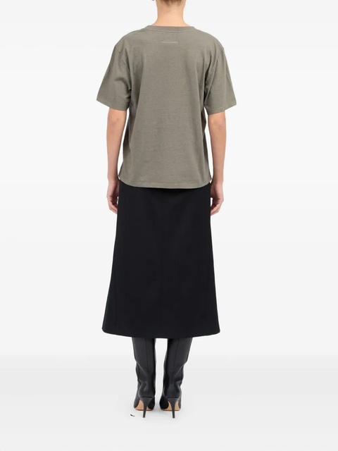 MM6 Maison Margiela cotton T-shirt - Grey - zdjęcie produktu nr 2