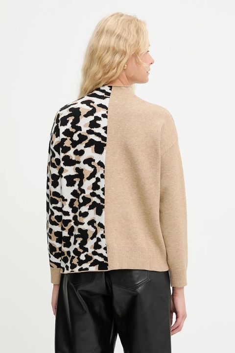Answear.LAB sweter z kaszmirem damski kolor brązowy z półgolfem - zdjęcie produktu nr 2