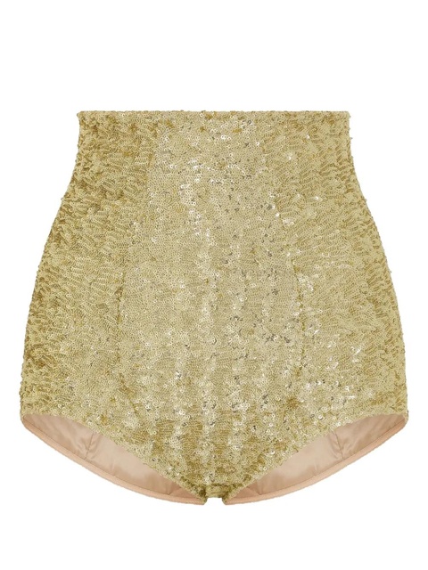 Dolce & Gabbana sequinned briefs - Gold - zdjęcie produktu nr 1