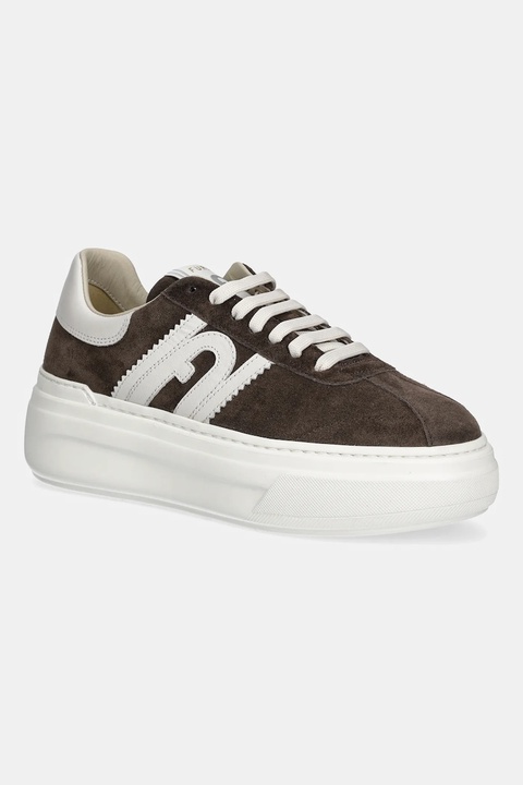 Furla sneakersy zamszowe Nuage Lace-Up damskie kolor zielony YJ88NUA BX0580 4571S - zdjęcie produktu nr 2