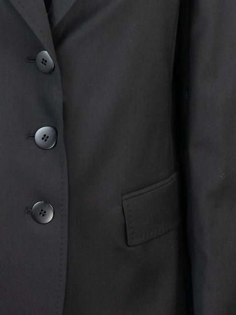 Max Mara single-breasted wool blazer - Black - zdjęcie produktu nr 2