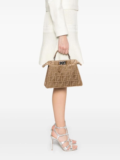 FENDI small Peekaboo ISeeU tote bag - Brown - zdjęcie produktu nr 2