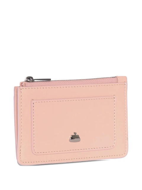 Weekend Max Mara TRAFOI leather cardholder - Pink - zdjęcie produktu nr 2