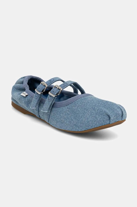 Tommy Jeans baleriny BALLERINA DENIM kolor niebieski EN0EN02782 - zdjęcie produktu nr 1