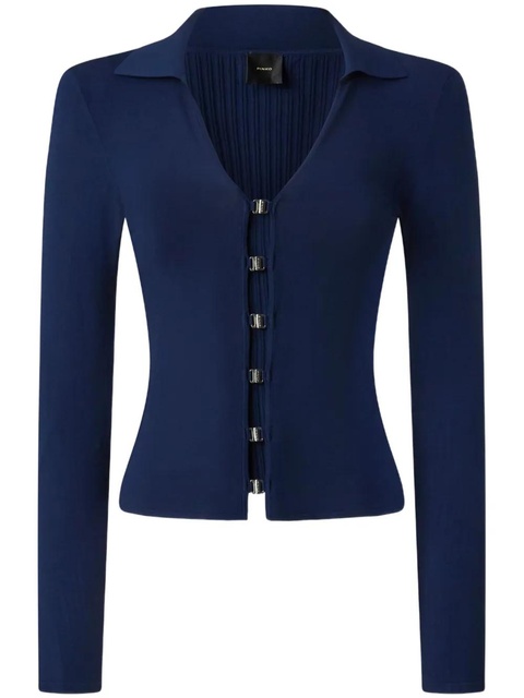 PINKO spread-collar cardigan - Blue - zdjęcie produktu nr 1