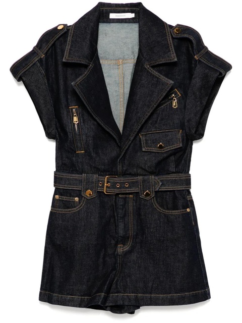 ZIMMERMANN belted playsuit - Blue - zdjęcie produktu nr 1