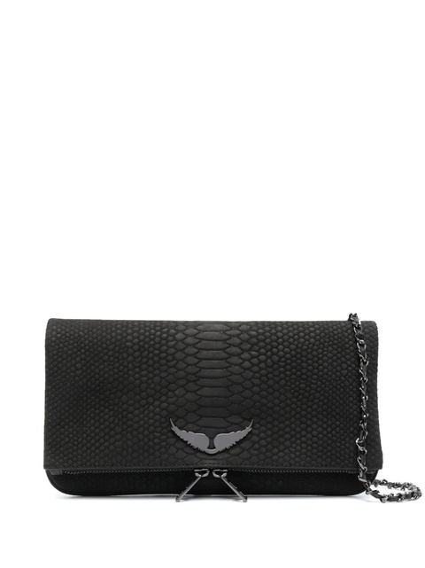 Zadig&Voltaire crocodile-embossed crossbody bag - Black - zdjęcie produktu nr 1
