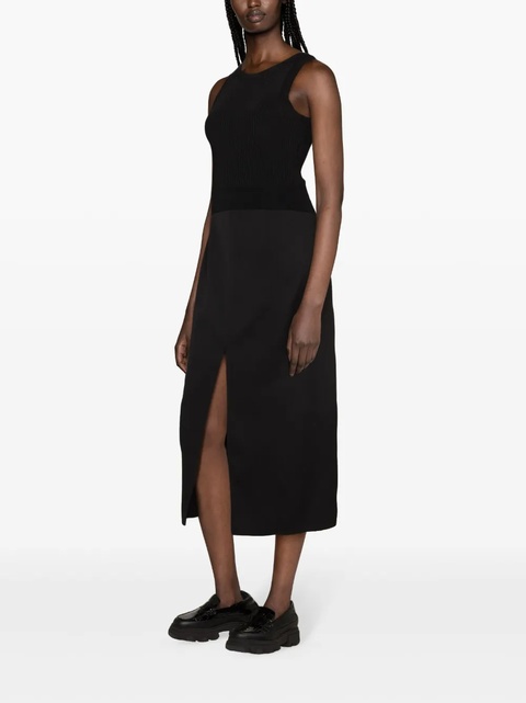 Golden Goose A-line virgin wool midi skirt - Black - zdjęcie produktu nr 2