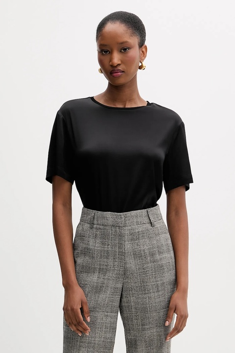 Silvian Heach t-shirt OREILLE damski kolor czarny GPA25530BL - zdjęcie produktu nr 1