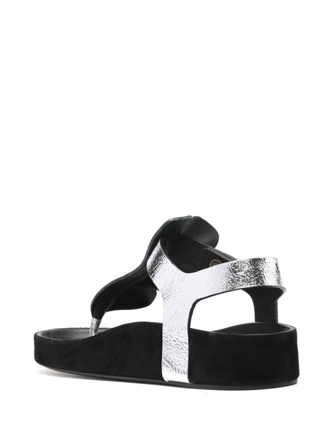 ISABEL MARANT Isela metallic sandals - Silver - zdjęcie produktu nr 2