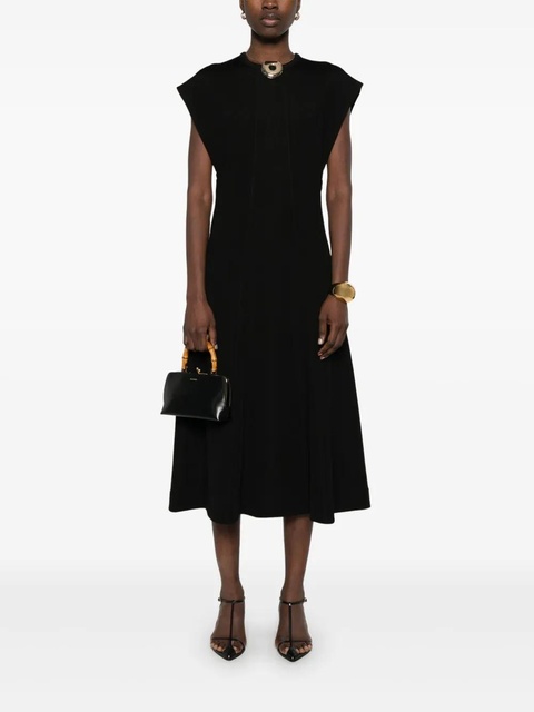Jil Sander ribbed midi dress - Black - zdjęcie produktu nr 2