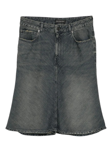 Balenciaga Godet denim skirt - Blue - zdjęcie produktu nr 1