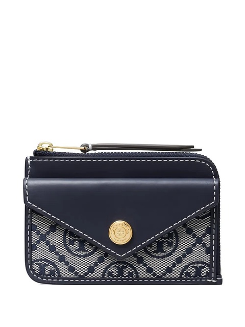 Tory Burch T Monogram cardholder - Blue - zdjęcie produktu nr 1