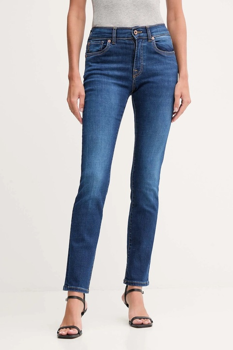 Pepe Jeans jeansy damskie kolor niebieski PL2045895FB - zdjęcie produktu nr 2