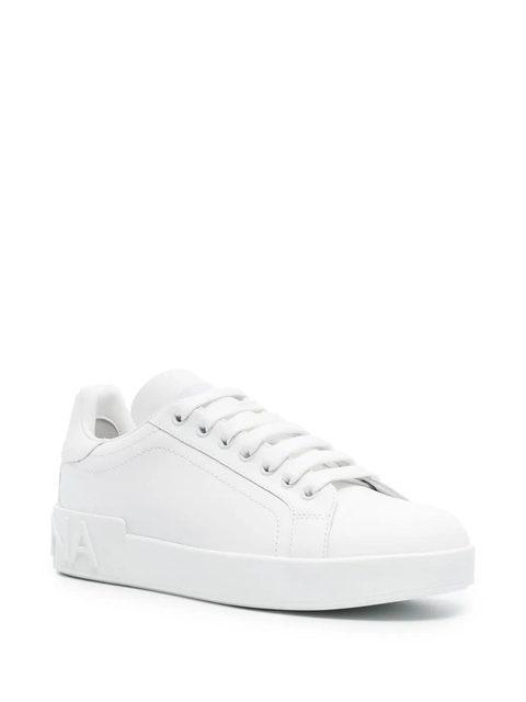 Dolce & Gabbana Portofino leather sneakers - White - zdjęcie produktu nr 2