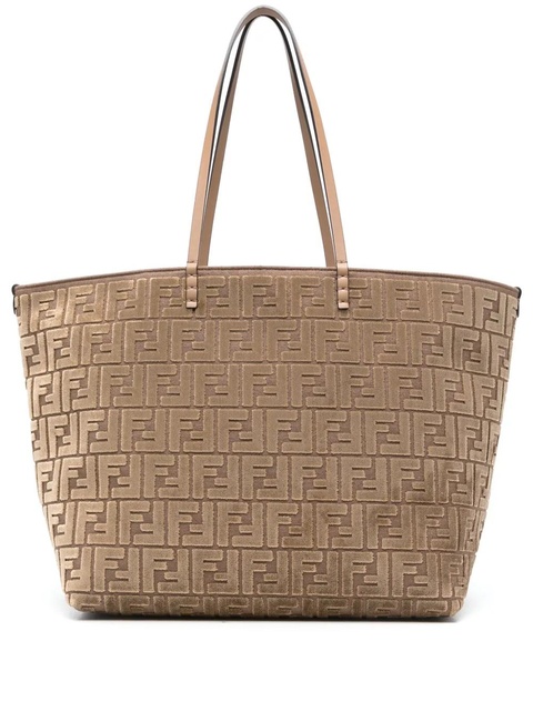 FENDI large Roll tote bag - Brown - zdjęcie produktu nr 1