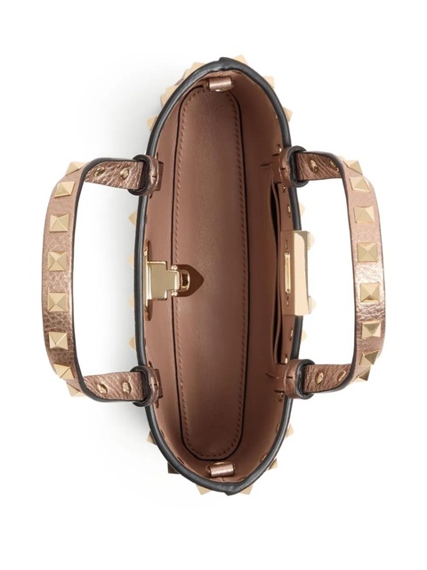 Valentino Garavani mini Rockstud tote bag - Brown - zdjęcie produktu nr 1