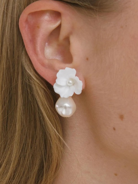 Jennifer Behr Clarabel earrings - Neutrals - zdjęcie produktu nr 2