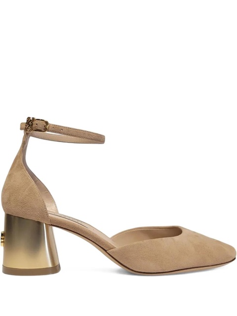 Casadei 50mm ankle-strap block-heel pumps - Neutrals - zdjęcie produktu nr 1