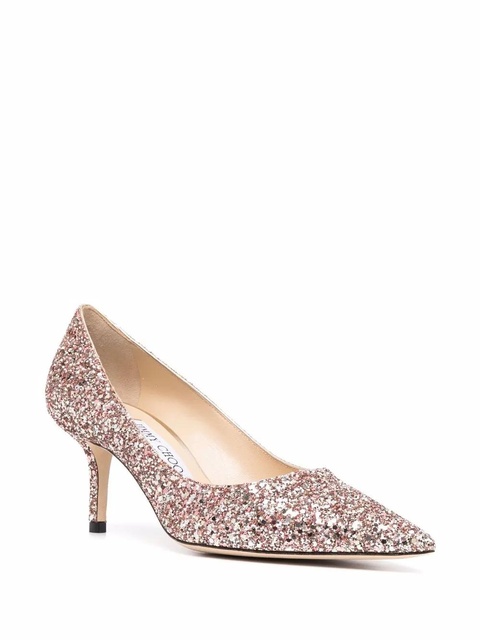 Jimmy Choo Love 85mm glitter pumps - Pink - zdjęcie produktu nr 2
