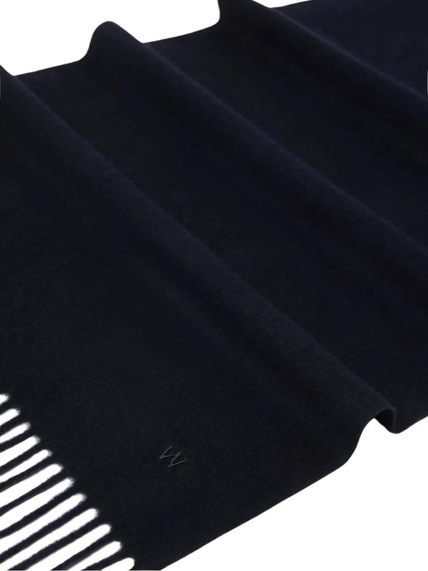 Weekend Max Mara fringed scarf - Blue - zdjęcie produktu nr 2