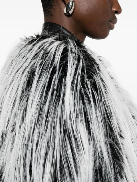 Sportmax Runway faux-fur coat - White - zdjęcie produktu nr 1
