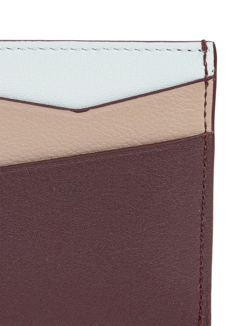LOEWE leather-panel cardholder - Red - zdjęcie produktu nr 2