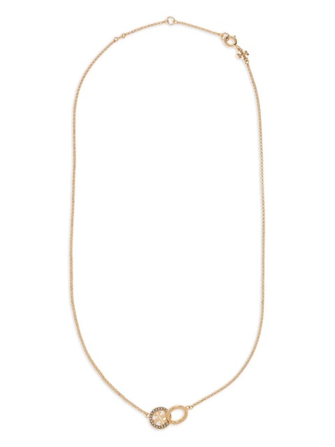 Tory Burch logo-charm chain necklace - Gold - zdjęcie produktu nr 1