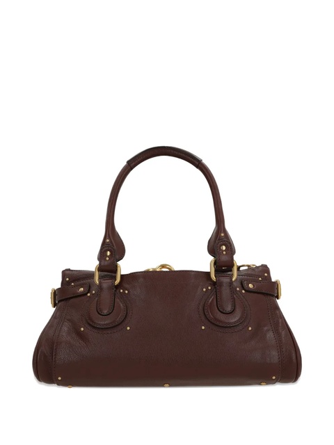 Chloé Paddington padlock studded tote bag - Brown - zdjęcie produktu nr 1