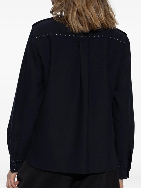 Zadig&Voltaire stud-embellished shirt - Black - zdjęcie produktu nr 2