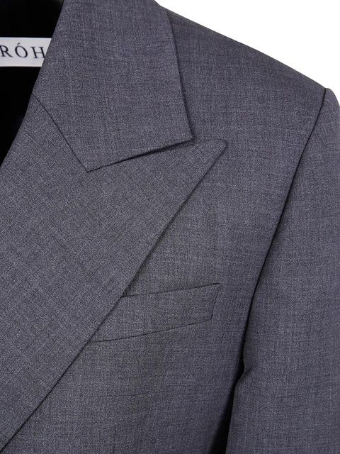 Róhe double-breasted blazer - Grey - zdjęcie produktu nr 1