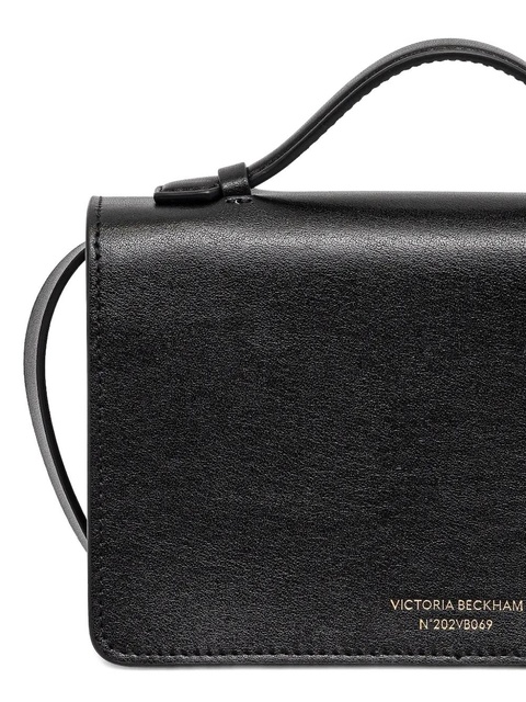 Victoria Beckham Dorian leather crossbody bag - Black - zdjęcie produktu nr 1