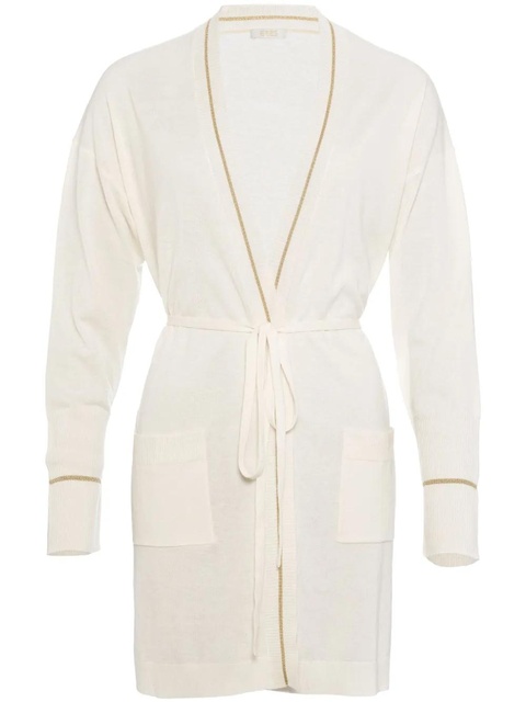 ERES Holidays longline cardigan - White - zdjęcie produktu nr 1