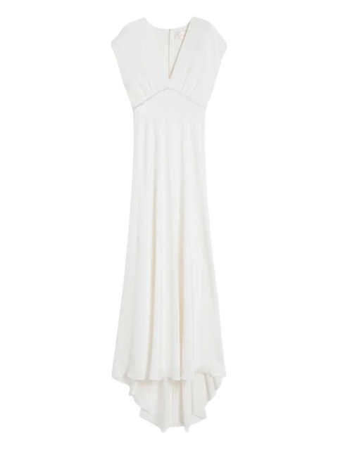 Max Mara Burano V-neck embellished maxi dress - White - zdjęcie produktu nr 1