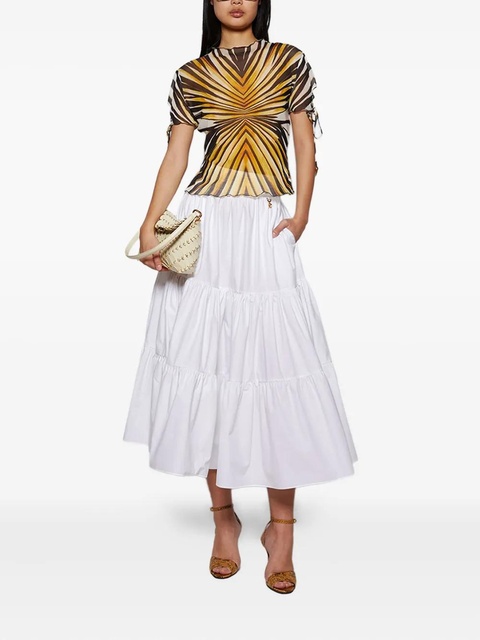 Valentino Garavani 85mm snakeskin sandals - Orange - zdjęcie produktu nr 1