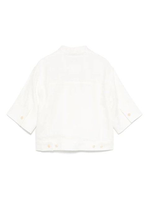 Max Mara linen shirt - White - zdjęcie produktu nr 2
