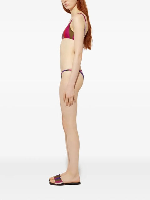 PUCCI print one-shoulder bikini top - Purple - zdjęcie produktu nr 2